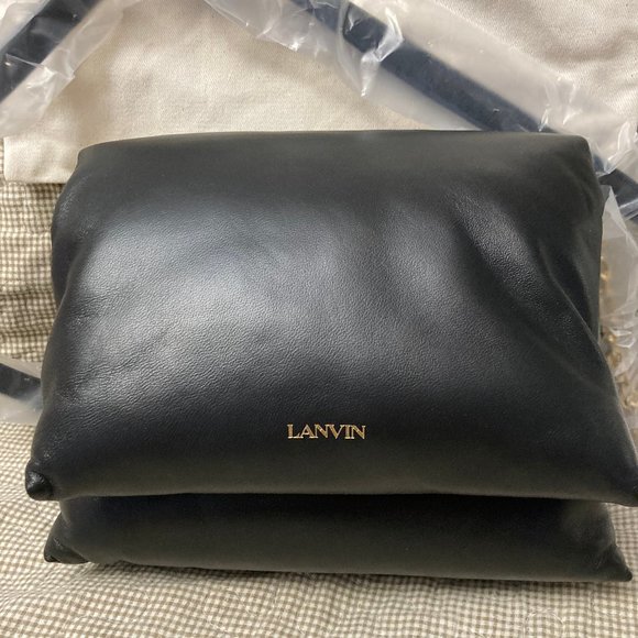 LANVIN: Small Sugar Shoulder Bag – Black - Picture 8 of 15